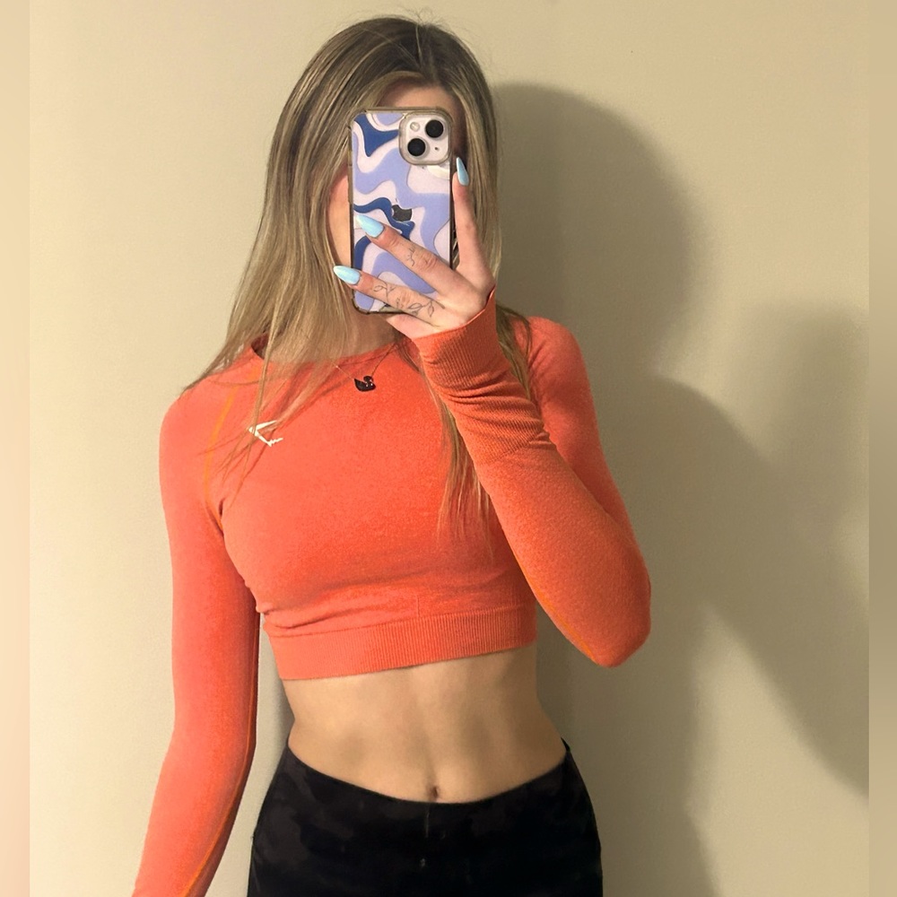 Gymshark Coral vital seamless top